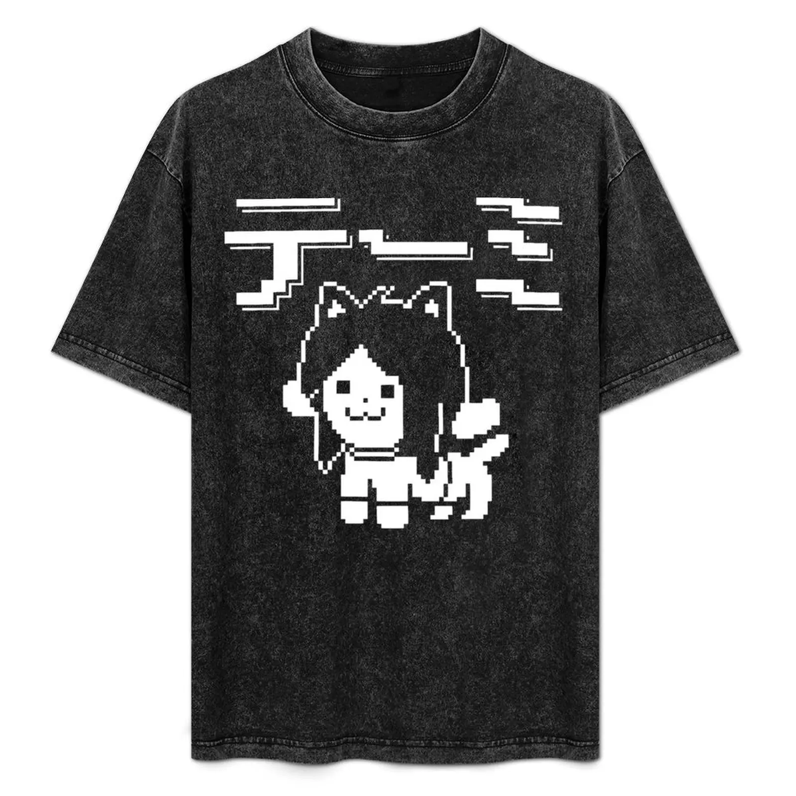 Japanese Temmie T-Shirt tops graphic tee shirt mens graphic t-shirts anime