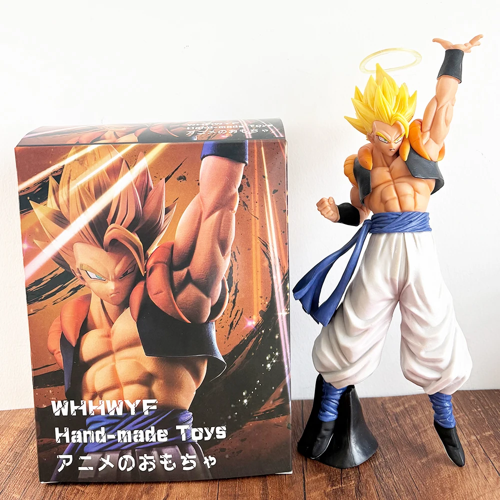Dragon Ball Z Gogeta Anime Figures Stardust Breaker Angel Gogeta PVC Action Figurine Dragonball Model Toys Collector Doll 28CM
