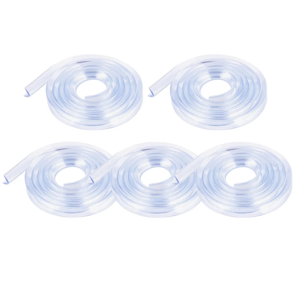 

5 шт. прочные угловые бамперные полоски из ПВХ для домашней мебели, безопасные детские защитные противоударные ремни для столов, столов