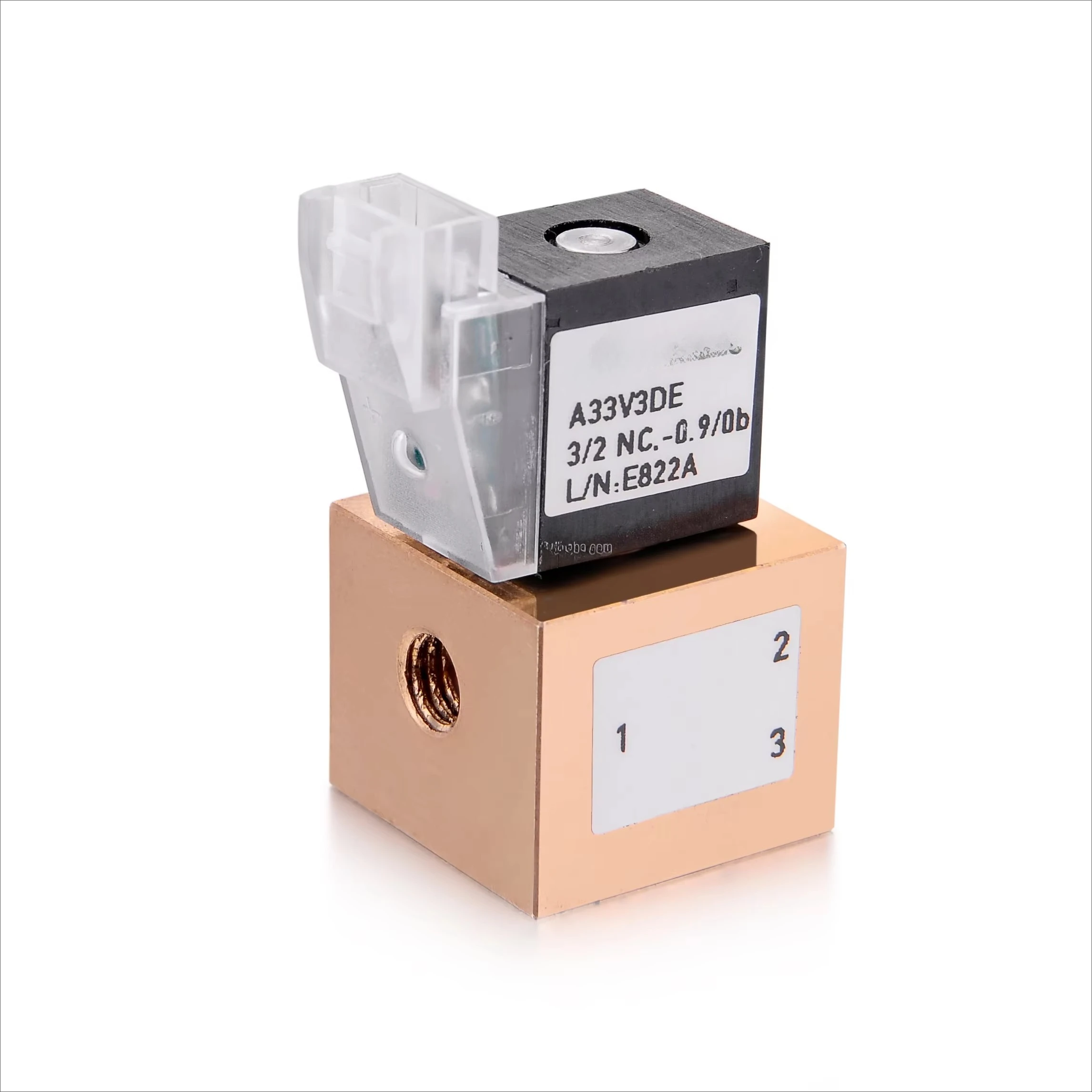 2 Way 24Vdc  Solenoid Valve Miniature PVC Directional Control OEM Manufacturer Fluidsmart