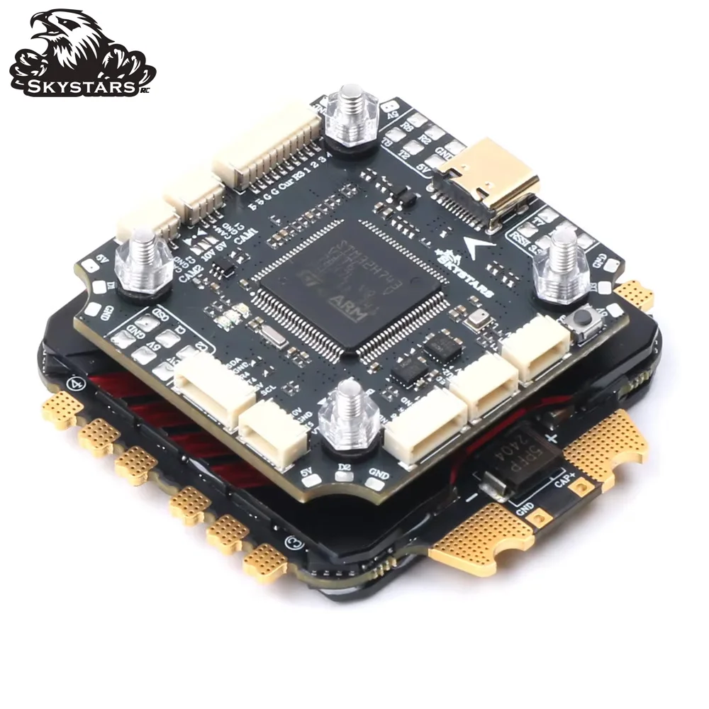 

SKYSTARS H743 HD Betaflight F7 Flight Controller H7 X8 With OSD & KM80 80A 32bit 4IN1 ESC for FPV drones