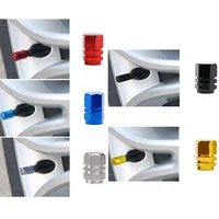 4/10Pcs Car Wheel Tire Valve Stems Caps Aluminum Tyre Rim Stem Covers Airdust Waterproof 4