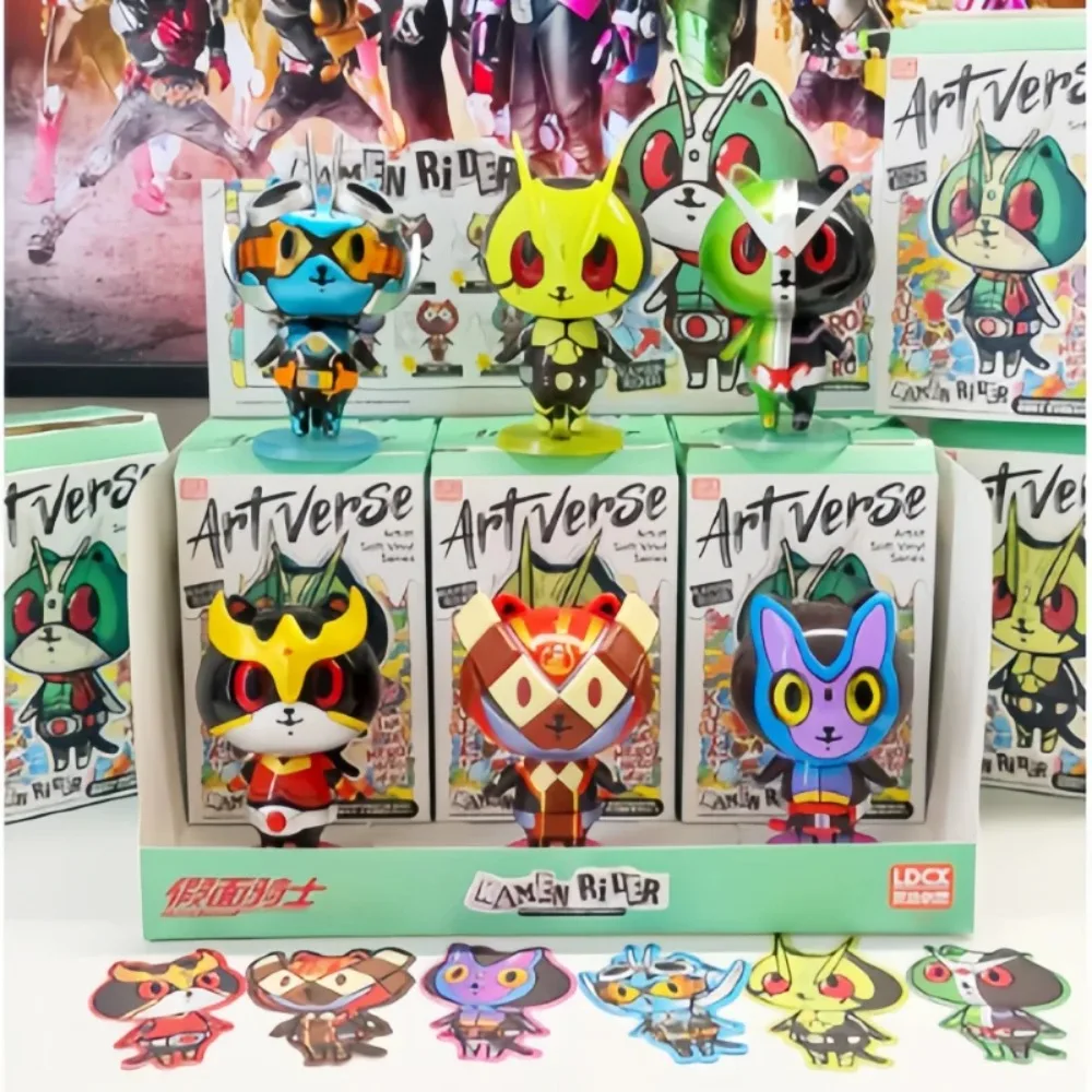 

NEW LDCX Kamen Rider Blind Box Q Version Cat Figure Baketanblog Collaboration Limited Edition Collectible Gift For Collectors