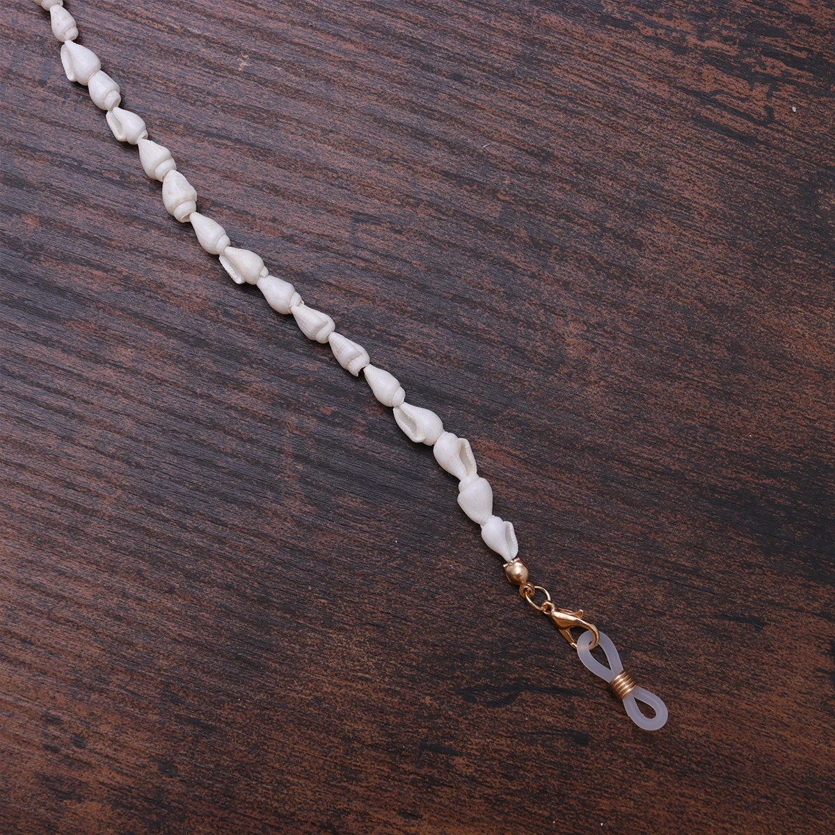 

White Conch Eyeglass Chain Fashion Shell Design Anti-Slip Sunglasses Holder Eyewear Retainer Strap Glasses Cord