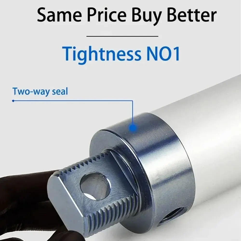 1Pcs 16/20/25/32/40mm Cylind Bore Pneumatic Air Cylinder 25/50/75/100mm Strok Double Compressed MAL Cylinder Single Lever