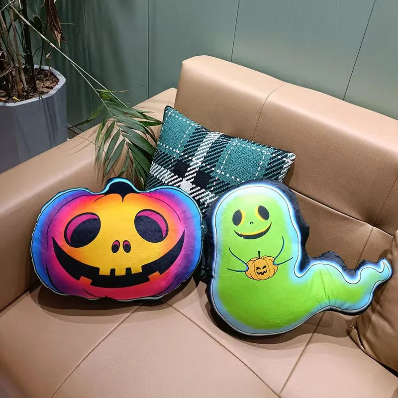 Poupée de dessin animé en peluche composite pour enfants, cadeaux d'Halloween, cauchemar, Aliments effrayante, crâne, coloré, avant Noël