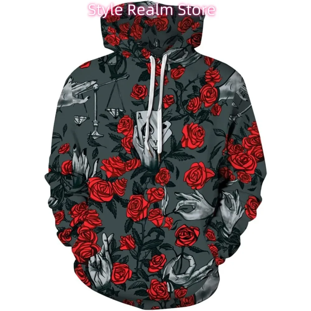 الرجال 3D المطبوعة الجدة هوديي الهيب هوب هوديس الشارع الكتابة على الجدران البلوز جيوب عارضة السترة