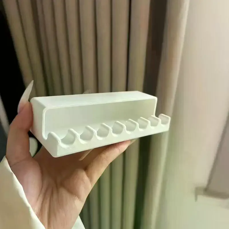 Plastic Brush Holder Easy To Clean Convenient To Carry Space Saving Watercolor Nail Polish Blackout Pen Holder