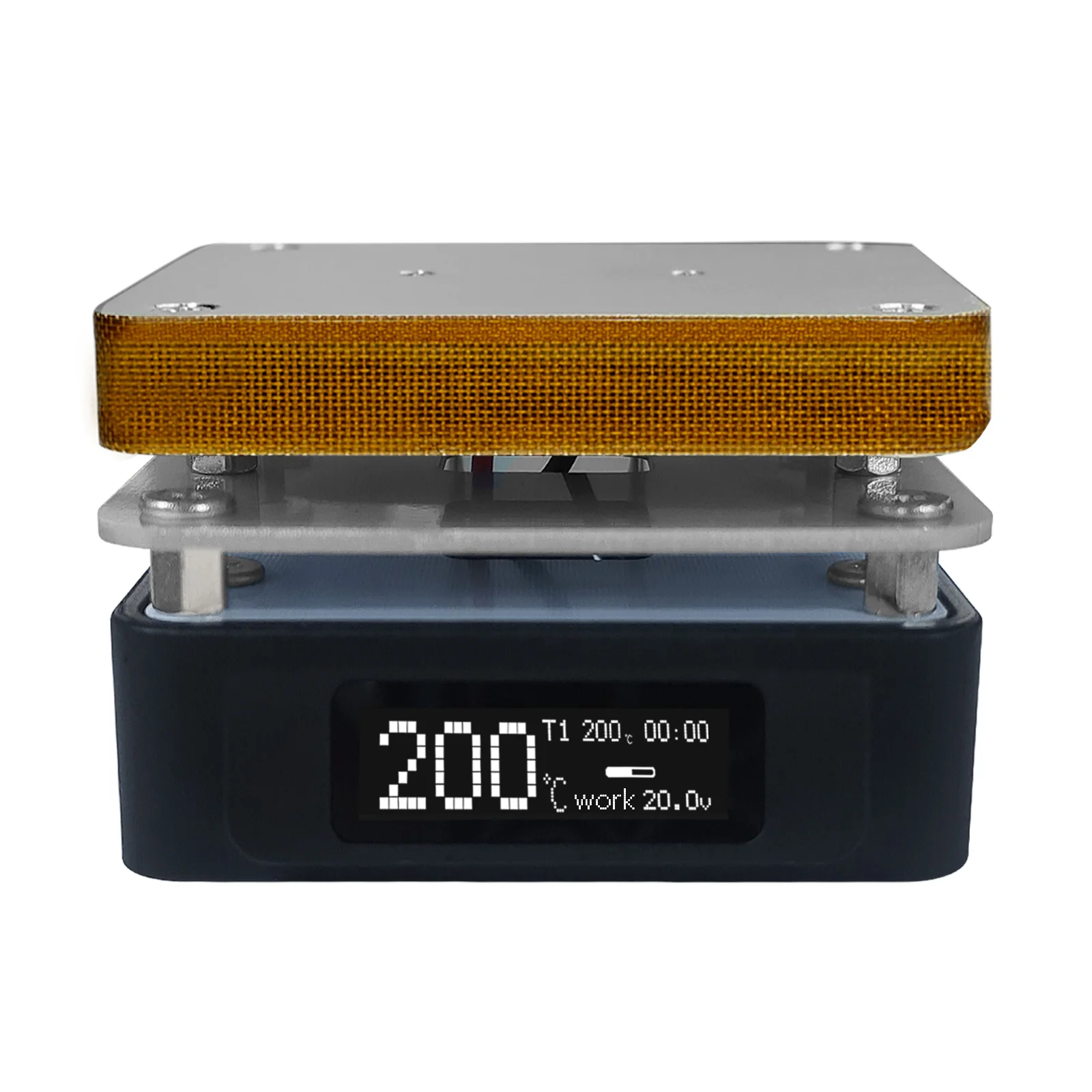 SEQURE T55 stacja lutownicza do podgrzewania, elektroniczna płyta grzejna z regulacją stałej temperatury do rozlutowywania lampy grzewczej PCB SMD