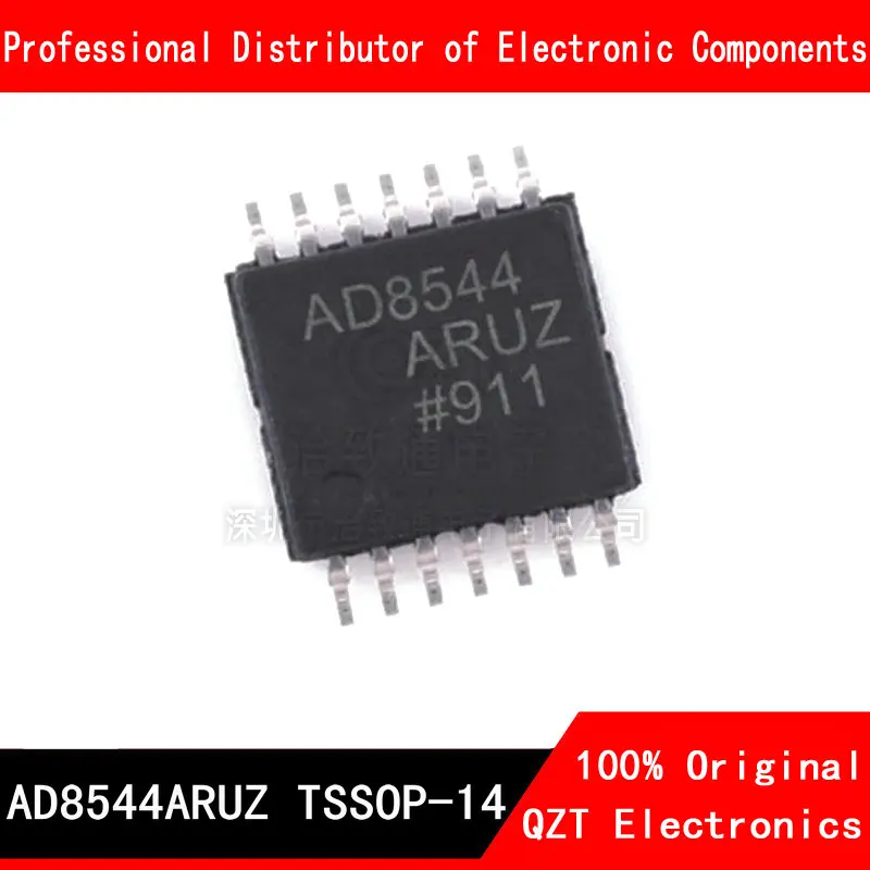 AD8544ARUZ TSSOP AD8544 AD8544A AD8544AR AD8544ARU 8544ARUZ TSSOP-14, 10 pçs/lote, original, em estoque, novo