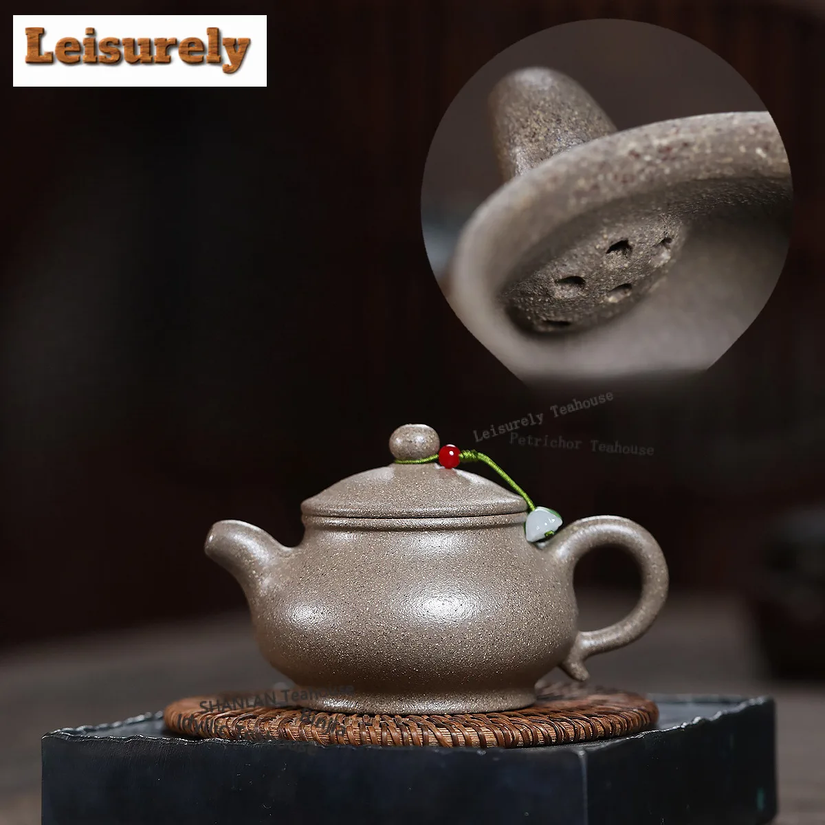 160ml Antique Yixing Purple Clay Teapots Handmade Pan Pot Raw Ore Multi-coloured Mud Kettle With Strainer Chinese Zisha Tea Set
