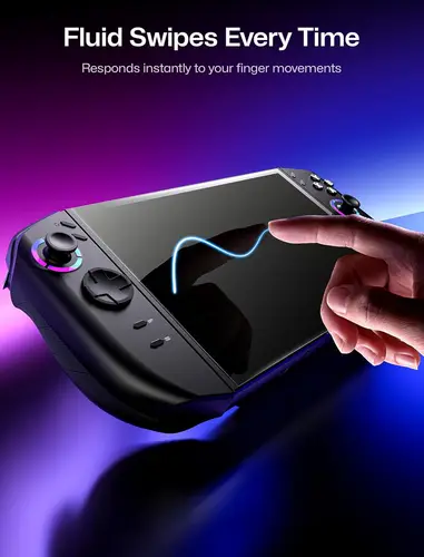 Imagen 2 del producto Paquete de 2 protectores de pantalla antideslumbrantes para Legion Go 2 (2025), fáciles de instalar con marco, cobertura total de 8 pulgadas, vidrio mate para GO 2