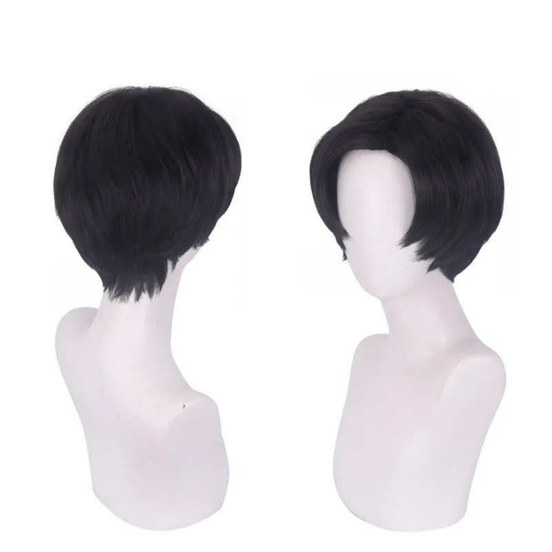 

Synthetic Cosplay Wig Layered Short Blonde Hair for Costume Party Halloween Anime Role Play Heat Resistant