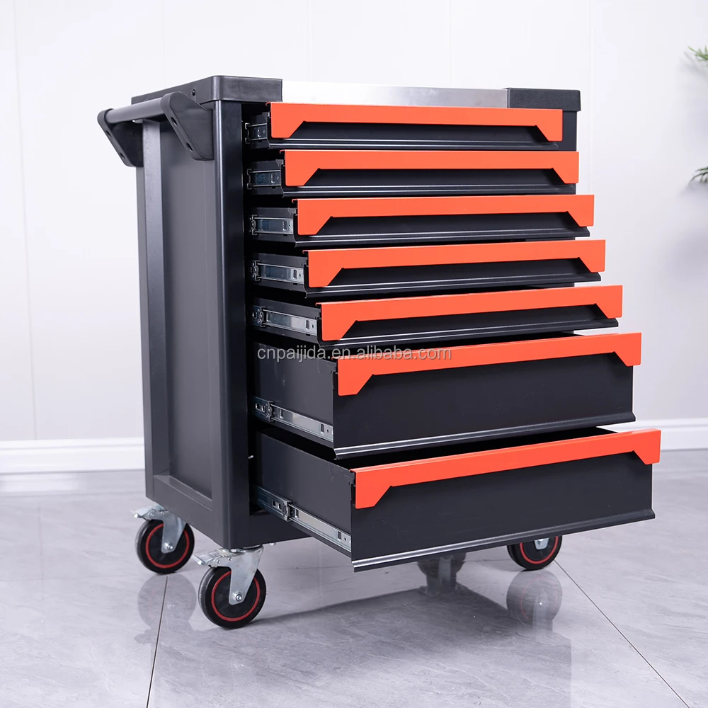 Professional Tool Box On Wheels Storage Cabinet Heavy Duty Tool Cabinet Customizable Tool Cart Drawer Cabinet Workshop &UTV
