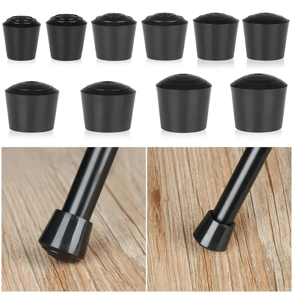 10pcs/pack Furniture Accessories Leg Tip Non-Slip Covers Furniture Feet Foot Cover Chair Leg Caps Floor Protectors