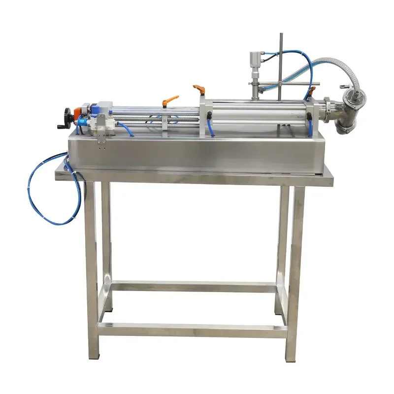 Single-head Semi-automatic Horizontal Filling Machine for Paste-like and Liquid Honey, Creams, and Other Beverages/creams