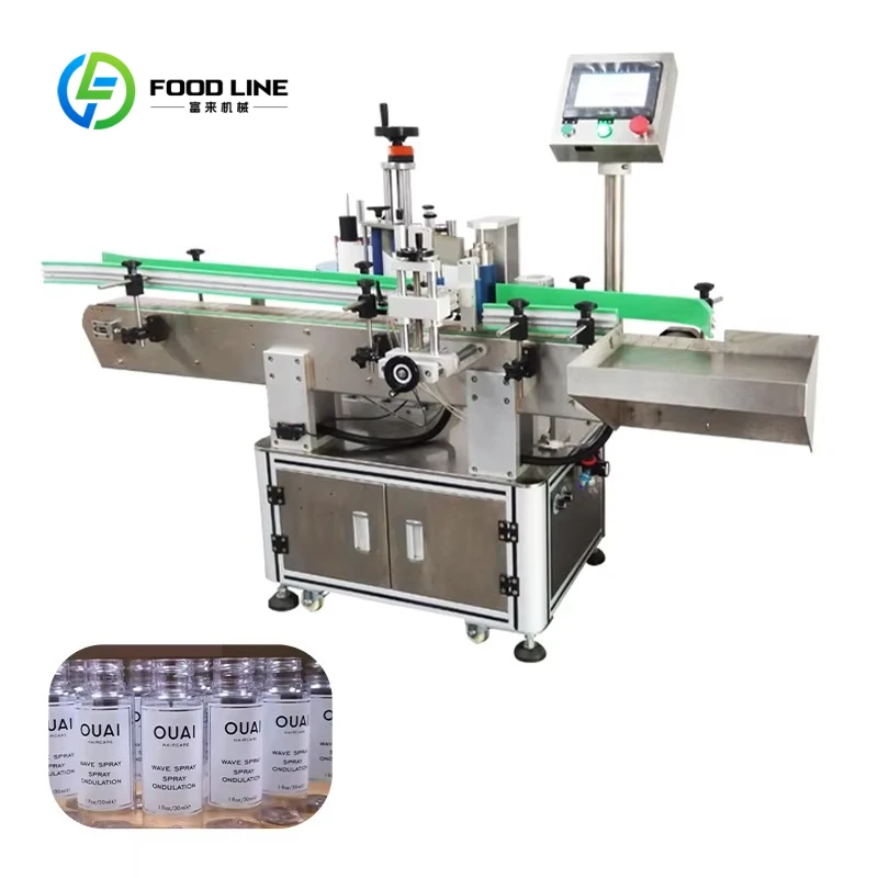 Customized Cosmetic Bottle Glass Bottle Label Sticker Machine Food Container Labeling Machine Automatic Bottle Labeling Machine