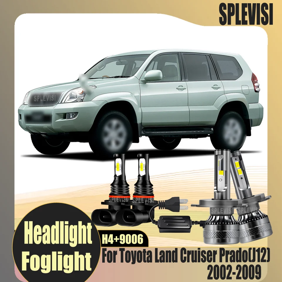 

High-Durability H4 9006 Headlight Foglight Durable For Toyota Land Cruiser Prado(J12) 2002 2003 2004 2005 2006 2007 2008 2009