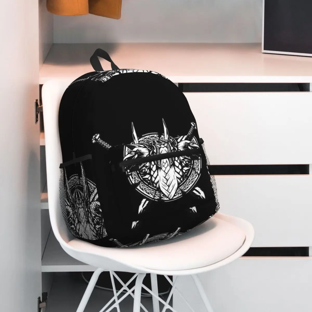 Odin Vikings Viking Legend Backpack Student BookBag Kids School Bag Laptop Shoulder Bags for Boys Girls