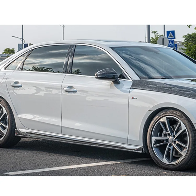 

3K Twill Carbon Weave in Glossy Finish Perfect Fitment Aerodynamic Side Mirror Housing for AUDI S4 PA B9.5