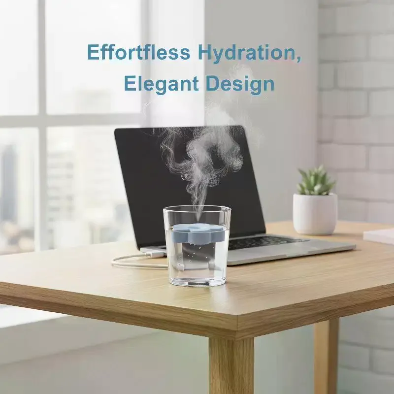 Portable Mute Aromatherapy Diffuser Mini Timed Humidifier Mist Sprayer 2 Mist Modes for Home Office Use