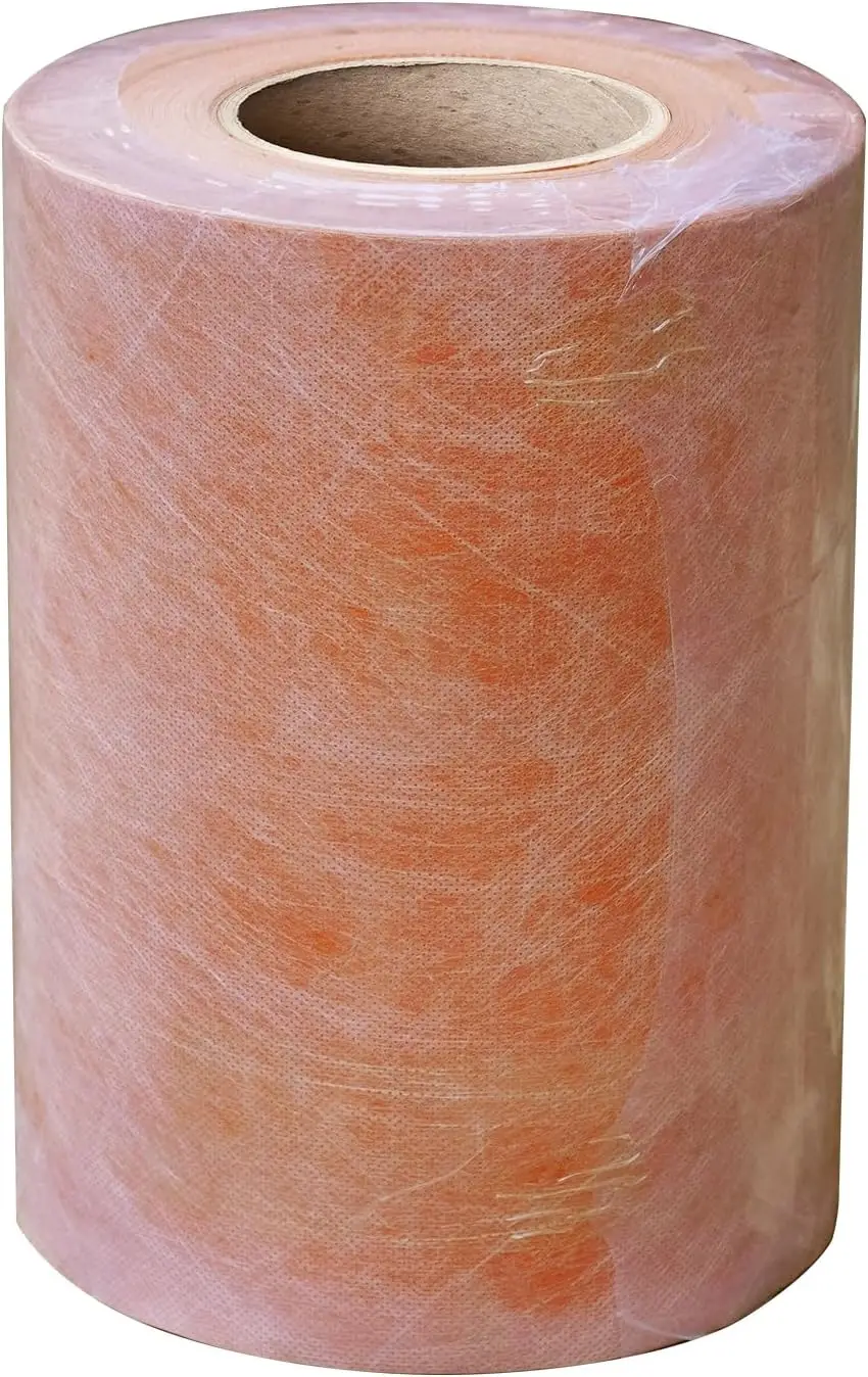 

Водонепроницаемая мембрана для душа 9,8 дюйма x 49 футов (40 кв. футов), толщина 23,6 мил, рулонная гидроизоляционная мембрана для плитки, подложка для душа