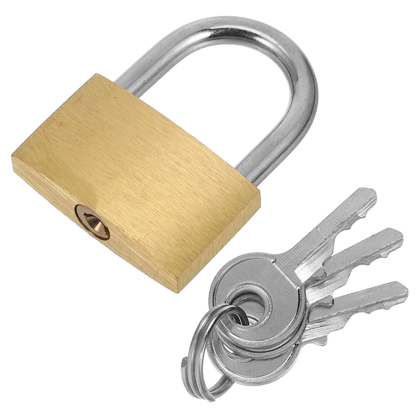 

4Pcs Brass Padlocks Anti-Theft Durable Small Padlocks for Storage Units Toolboxes Gym Locker Locks Keyed Lock Storage Unit Lock