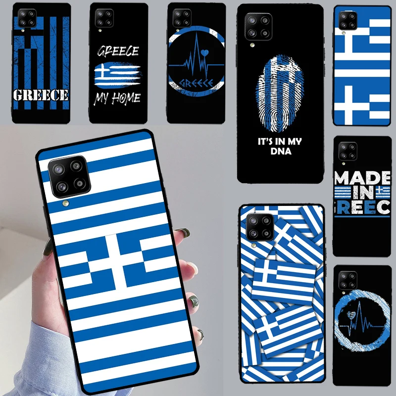 Greece Greek National Flags Case For Samsung Galaxy A34 A54 A14 A52S A13 A23 A33 A53 A51 A71 A72 A12 A22 A32 A52 Cover