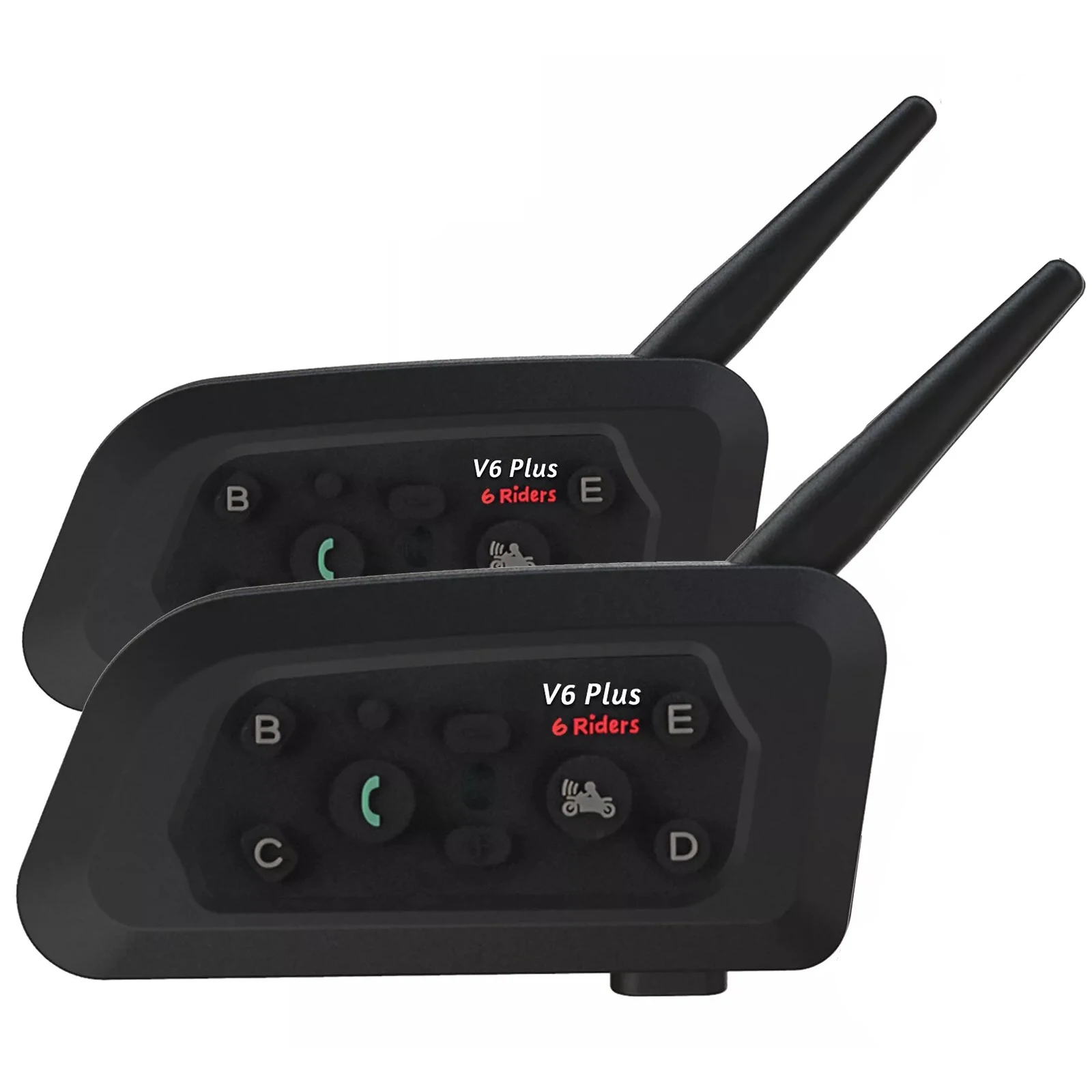 

Motorcycle Accessories Helmet Intercom, Auto Answering Supported Remote Intercom Para Moto Bluetooth V6Plus