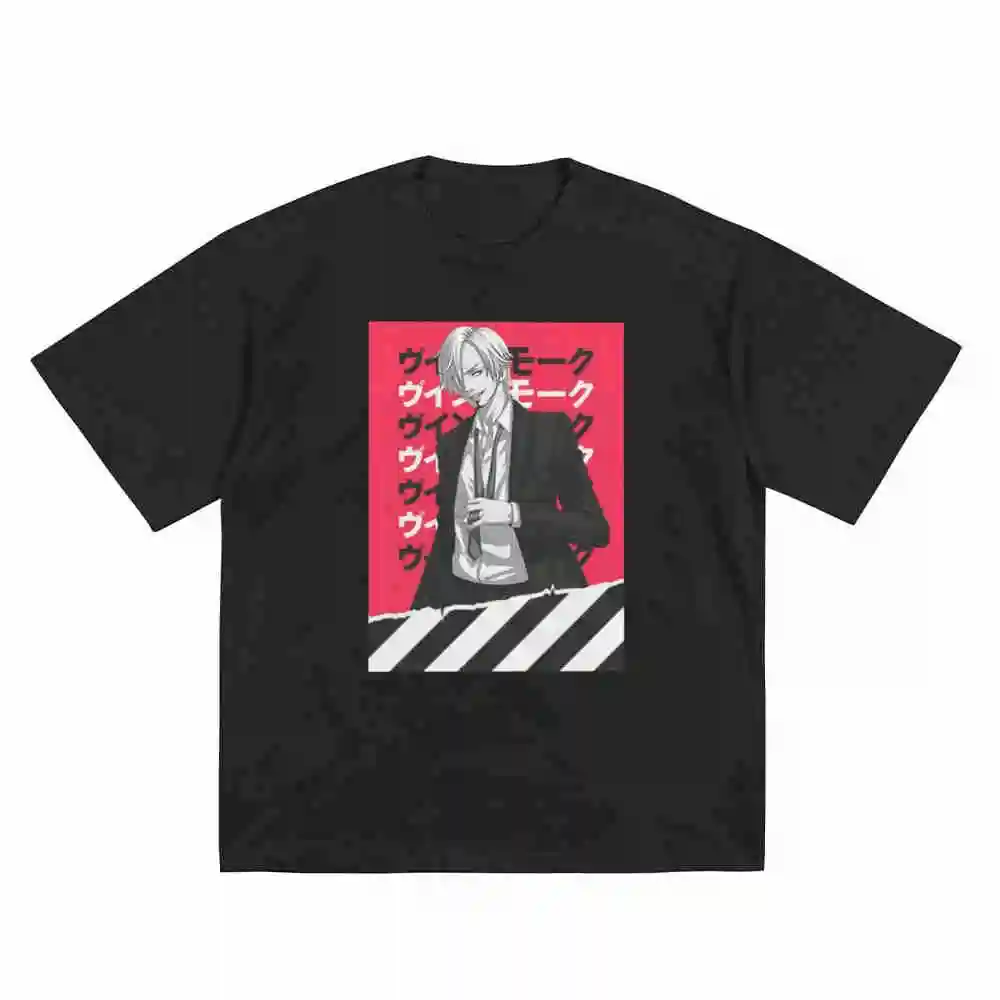 Vinsmoke Sanji Short Sleeve Tee 100% Cotton T-Shirt