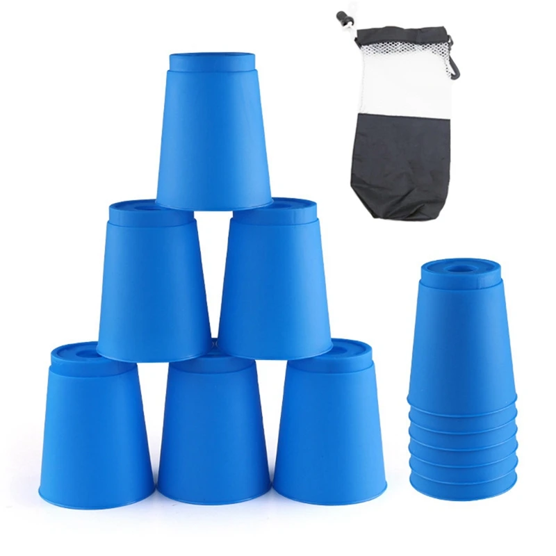 12Pcs Kid Quick Stacking Cups Set Mini Speed Training Game Fun Stacking Cup Fast Paced Game For Boys Girls Durable