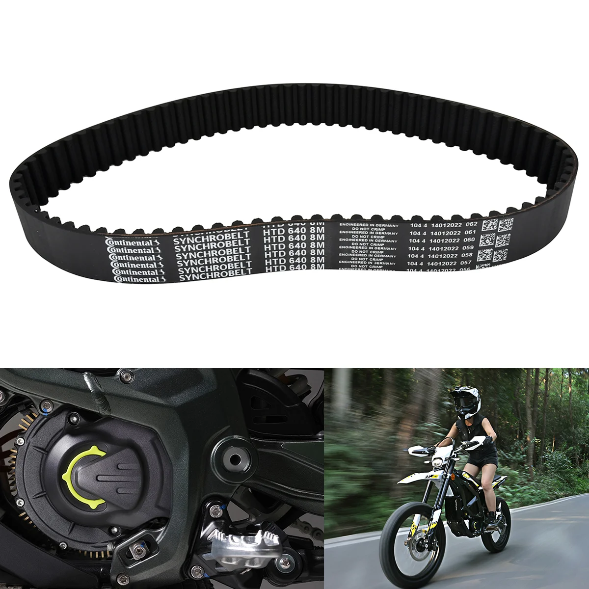 

For Sur-Ron Surron Sur Ron Light Bee S X Off-Road Electric Vehicle Motocross Bike 560mm First-level Drive Belts