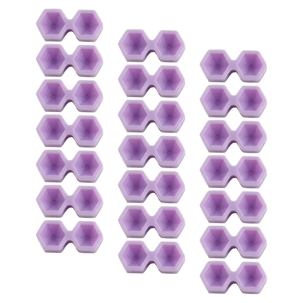 200Pcs Lash Glue Cup Professional Grade Cone Shaped Holder for Eyelash Extension Supplies Dual Hole Structure Portable Lash