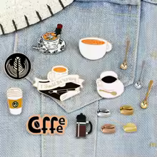 Coffee Collection Enamel Pin