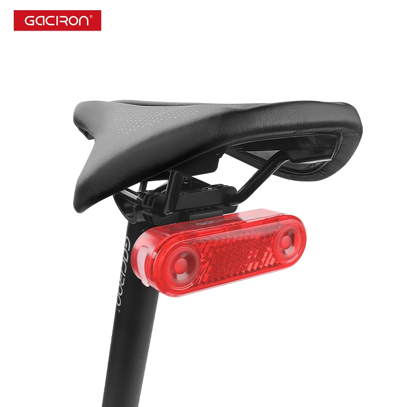 Gaciron Smart Bike Taillight For Saddle & Cargo Rack 200lm High Brightnesss Bike Rear Light USB Charging Waterproof Bike Light