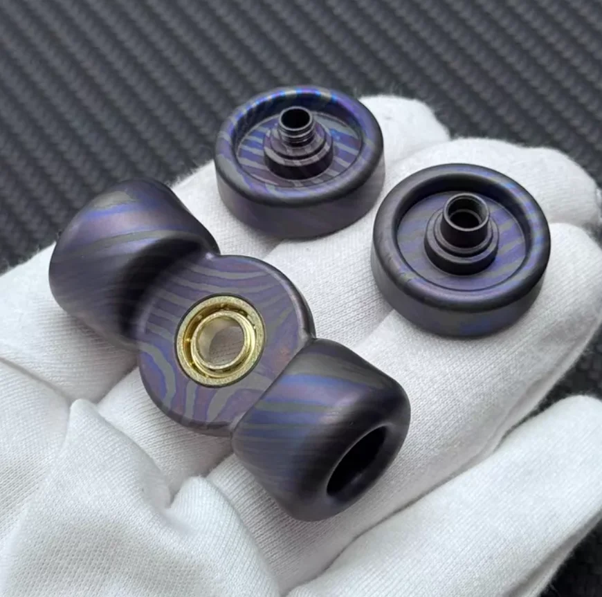Used EDC TICK SPIN two page weight zircuti EDC spinner Fingertip gyroscope Decompression toys
