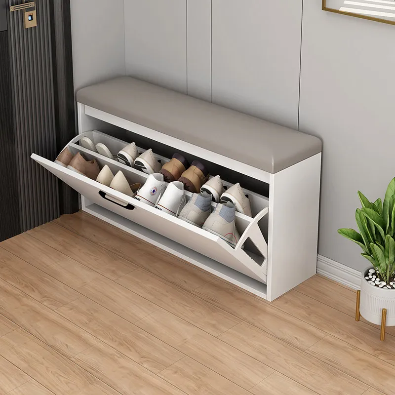 Entrance Hall Vertical Shoe Cabinet Designer Nordic With Seat Storage Shoe Cabinet Modern Slippers Sapateira Home Furniture