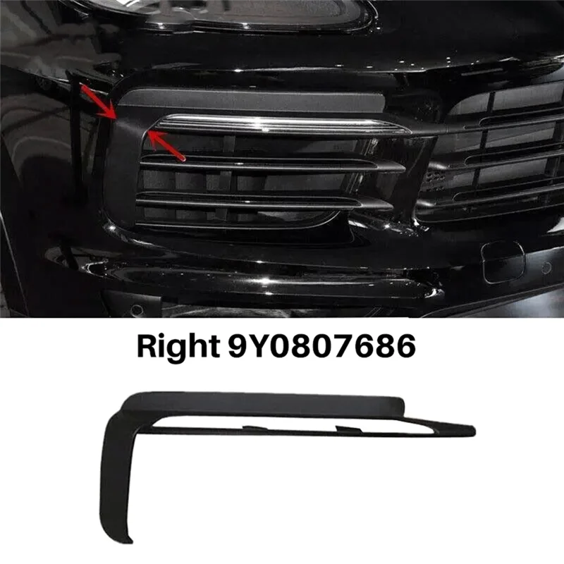 Picture 6: AB56-Car Front Bumper Fog Lamp Light Bracket Support For Porsche Cayenne 2019-2021