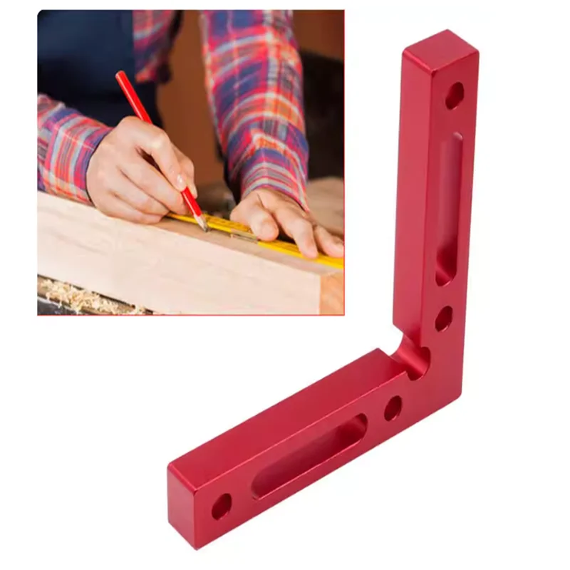 90 Degree Positioning Strip Tool Align Jig Fixed Clamp Position Lock Bar Block Aluminum Fixing Clip Corner Clamping Square Tool