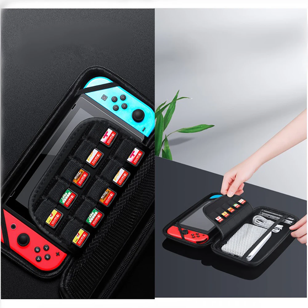 For Nintendo Switch Storage Bag Luxury Waterproof Mesh Pocket Case for Nitendo Nintendo Switch NS Console Joycon Game Accessory