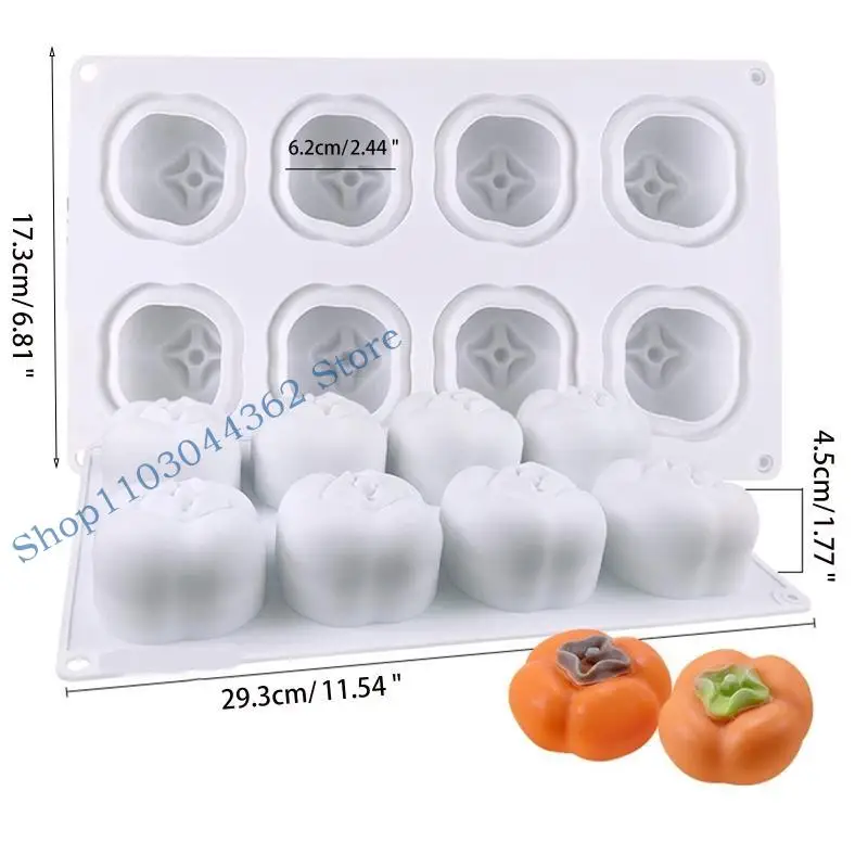 A3PA Silicone Mould 3D Prosimmon Press Press Outensil Decoration Decoration