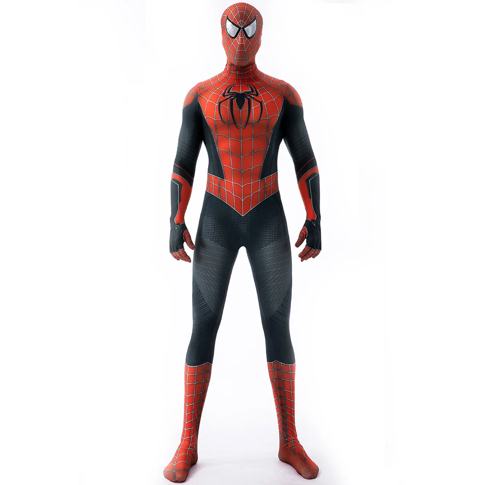 Sam Raimi FFH Hybrid Spiderman Costume Cosplay Superhero Spandex Zentai Suits Costume Halloween Outfits Bodysuits Adult Kids