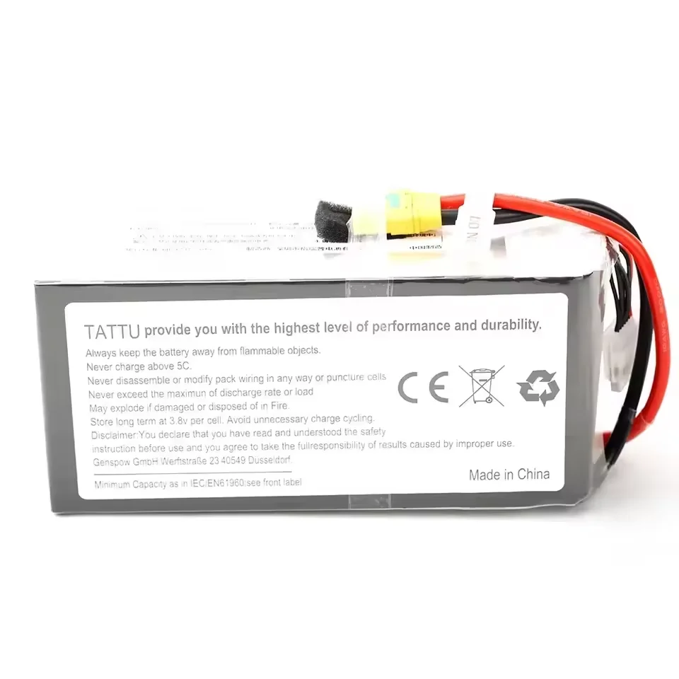 بطارية ليبو جديدة TATTU G-TECH 22000mAh 16000mAh 6S 25C 22.2V للطائرات بدون طيار الزراعية #5