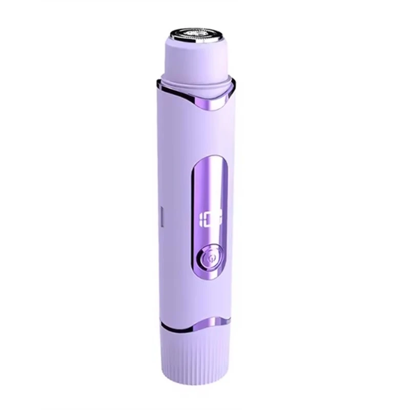 Stable Performance Body Hair Remover 2-In-1 Electric Hair Trimmer For Painless Facial Leg Bikini Dual-Purpose Clipper And Shaver