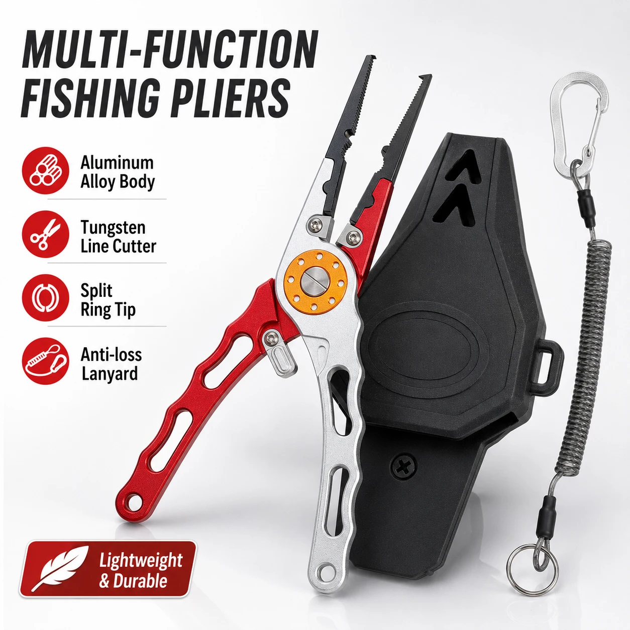 Fishing Equipment Line - WXCOO Multifunctional Fishing Pliers Aluminum Scissors