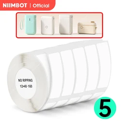 Niimbot D11 Printing Label Tape D110 Waterproof Anti-Oil Tear-Resistant Price Label Pure Color Scratch-Resistant Label Paper