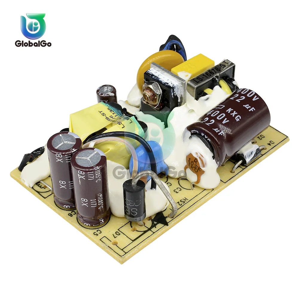 AC-DC100-240V إلى تيار مستمر 5 فولت 2A تحويل التيار الكهربائي وحدة تيار مستمر الجهد المنظم التبديل الدائرة عارية مجلس حماية ماس كهربائى
