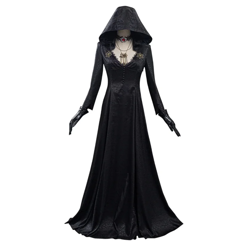 Biohazard Resident Lady Vampire Evil Cosplay Fantasia Costume Girls Women Dress Outfits Female Halloween Carnival Suit for Adult