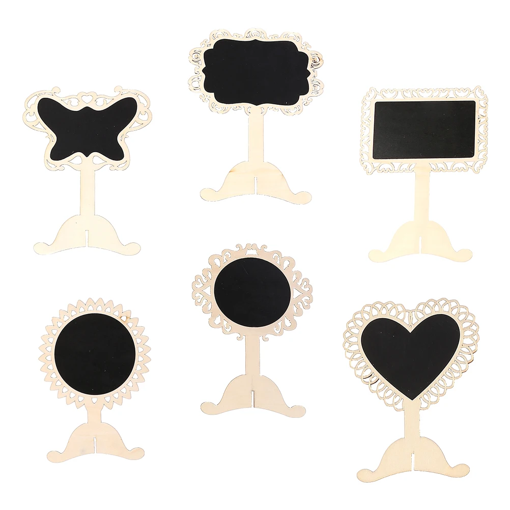 

6 Pcs Billboard Children's Blackboard Writing Party Cypress Creative Chalkboard