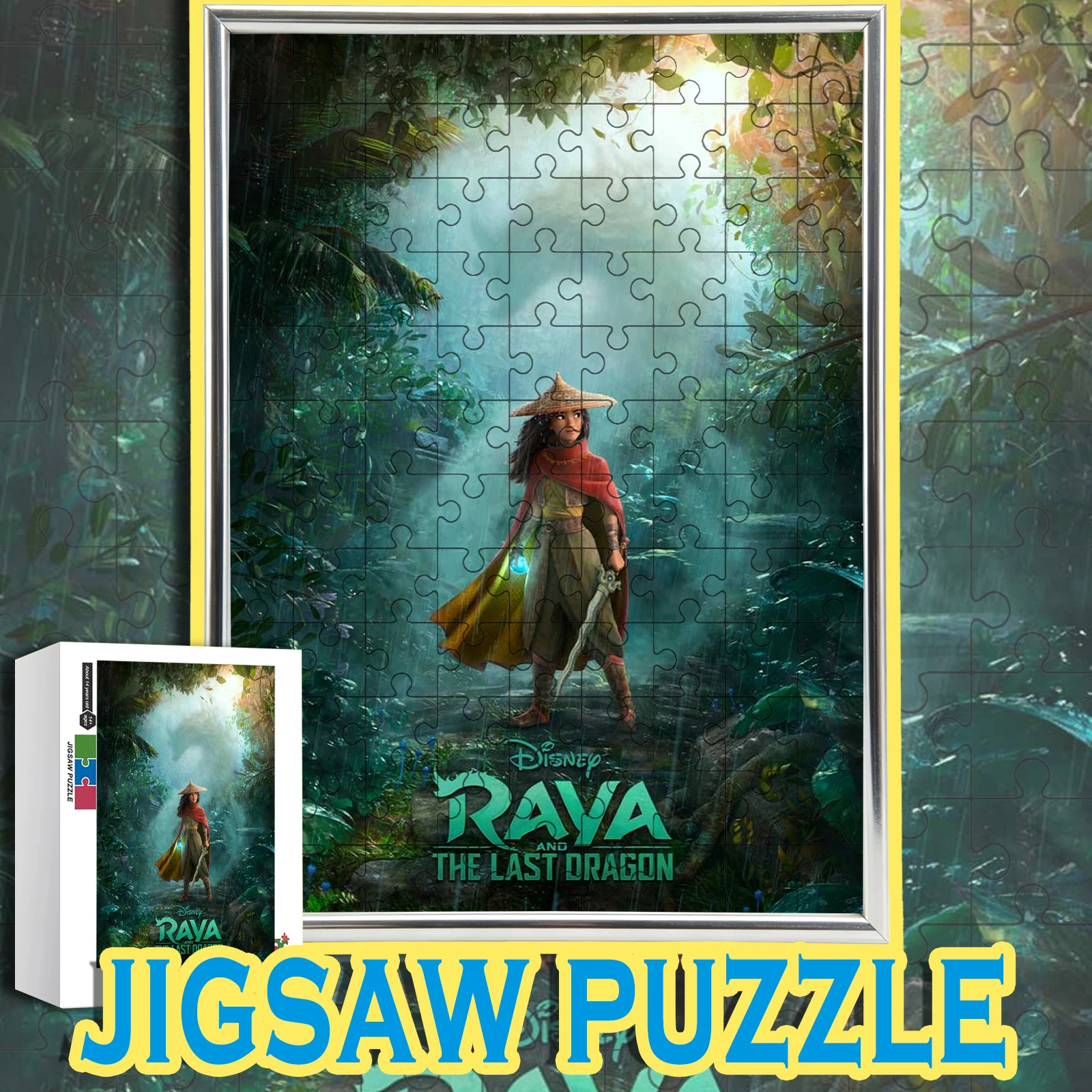 

Пазл с тематикой «Рая и последний дракон», 108/200/300/500/1000 элементов, деревянная напольная игра-головоломка, украшение для дома, подарок